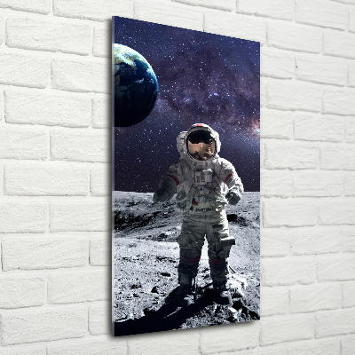 Tableau sur verre Astronaute