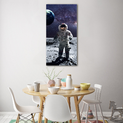 Tableau sur verre Astronaute