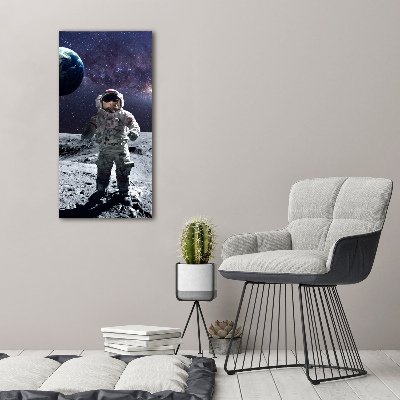 Tableau sur verre Astronaute