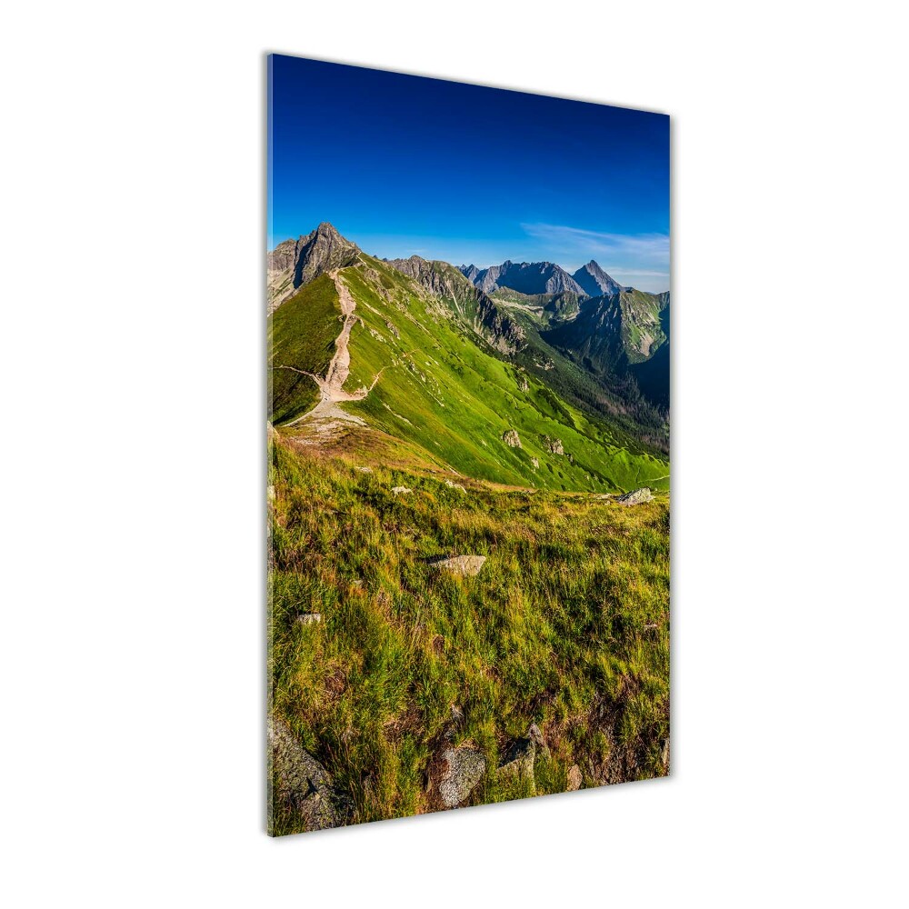 Tableau verre imprimé Montagnes des Tatras