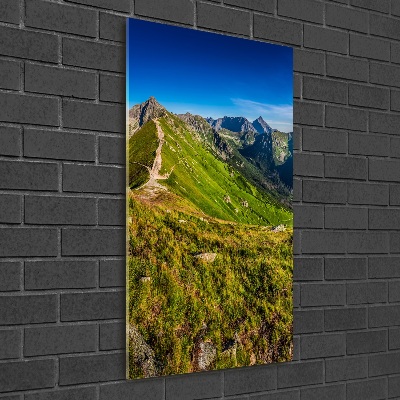 Tableau verre imprimé Montagnes des Tatras