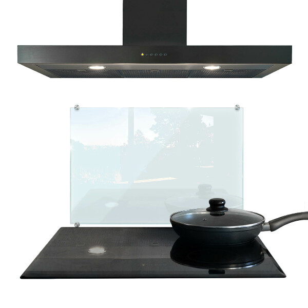 Crédence de cuisine en verre transparente