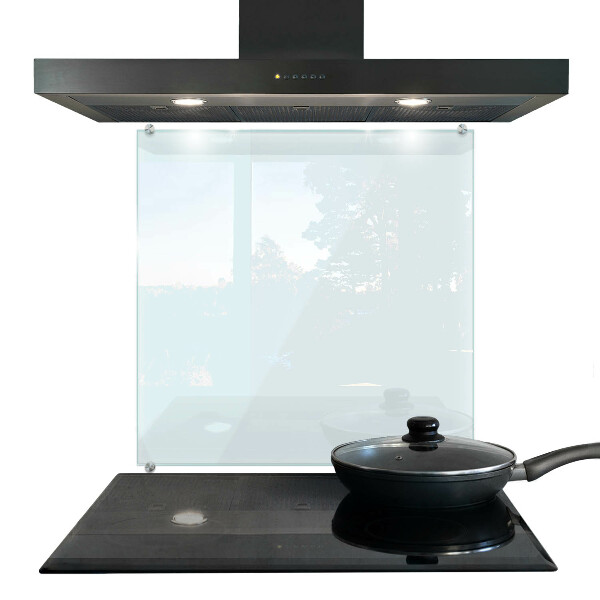 Crédence de cuisine en verre transparente