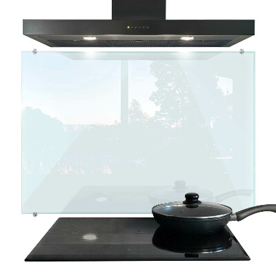 Crédence de cuisine en verre transparente