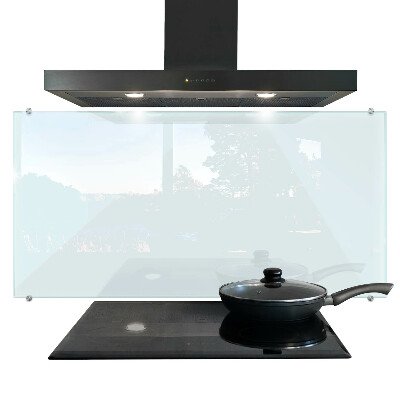 Crédence de cuisine en verre transparente