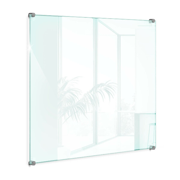 Crédence de cuisine en verre transparente