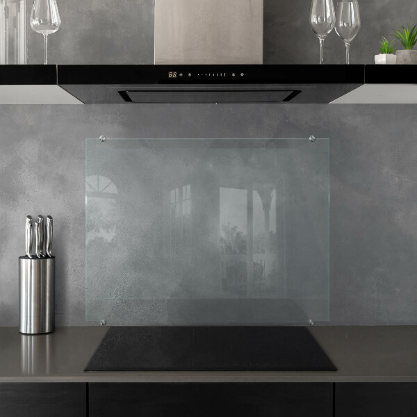 Crédence de cuisine en verre transparente