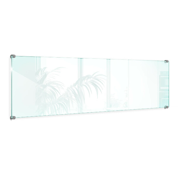 Crédence de cuisine en verre transparente