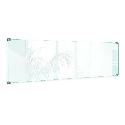 Crédence de cuisine en verre transparente