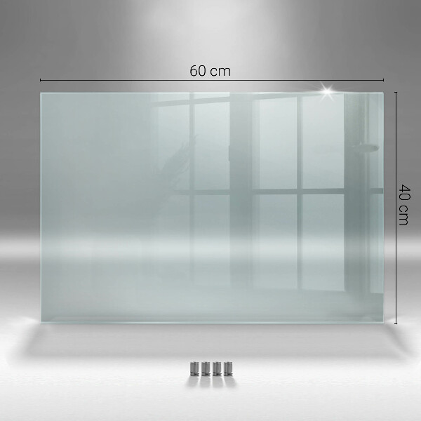 Crédence de cuisine en verre transparente
