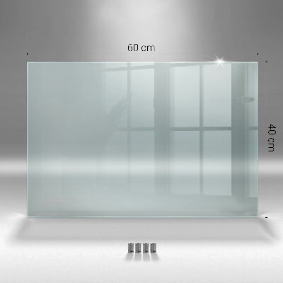 Crédence de cuisine en verre transparente