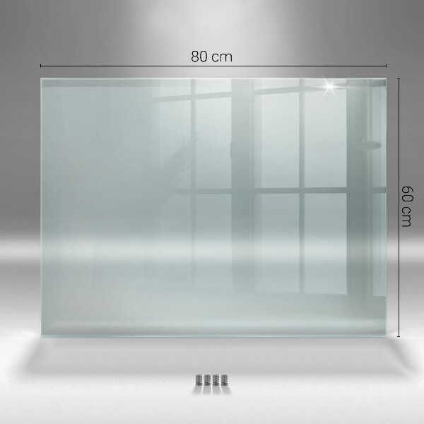 Crédence de cuisine en verre transparente