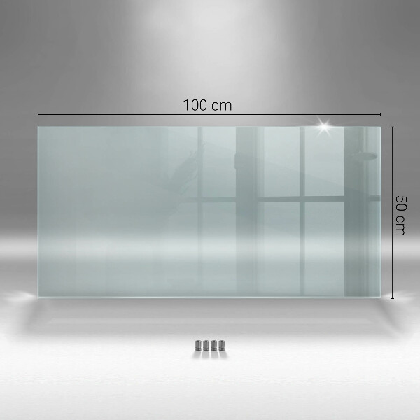 Crédence de cuisine en verre transparente