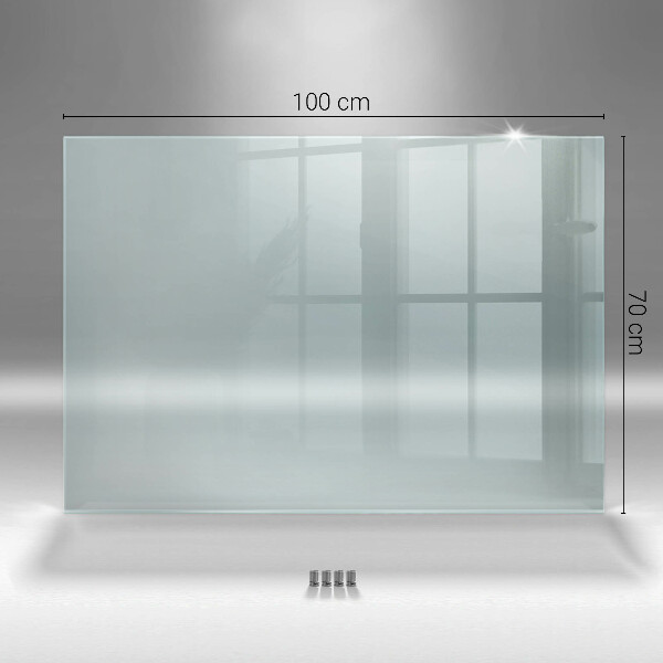 Crédence de cuisine en verre transparente