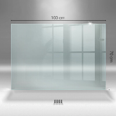 Crédence de cuisine en verre transparente