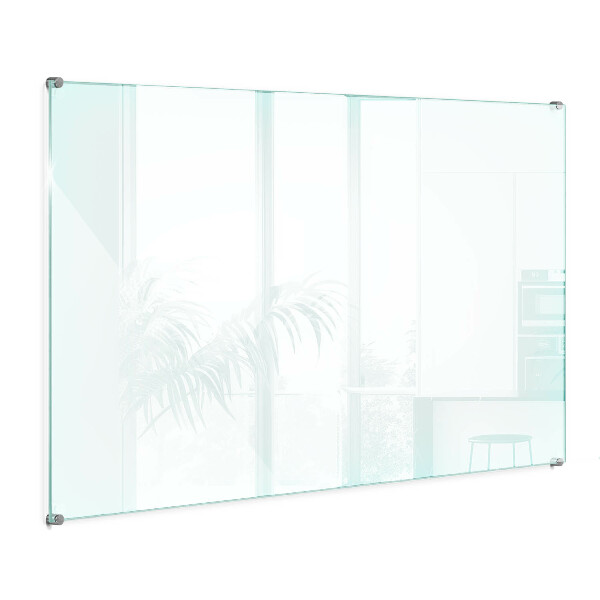 Crédence de cuisine en verre transparente