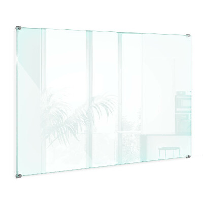 Crédence de cuisine en verre transparente