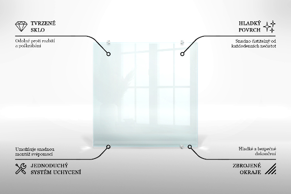 Crédence de cuisine en verre transparente