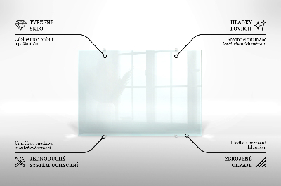 Crédence de cuisine en verre transparente