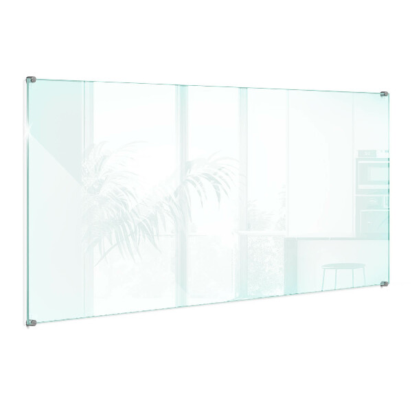 Crédence de cuisine en verre transparente