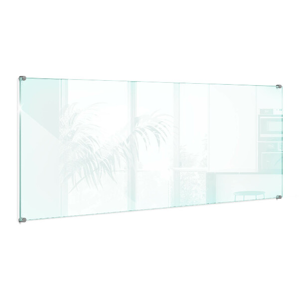 Crédence de cuisine en verre transparente
