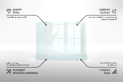 Crédence de cuisine en verre transparente