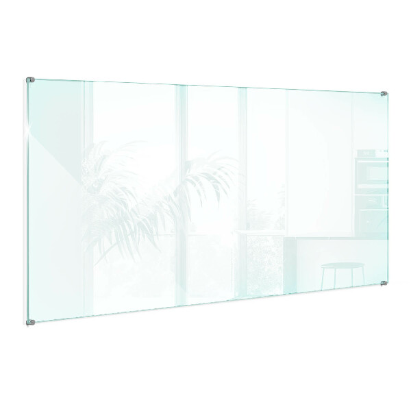 Crédence de cuisine en verre transparente