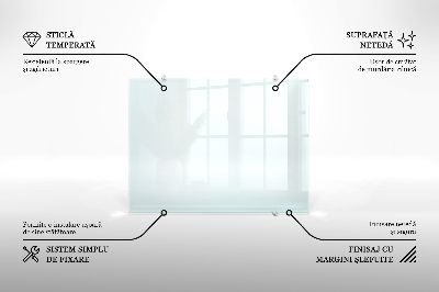 Crédence de cuisine en verre transparente