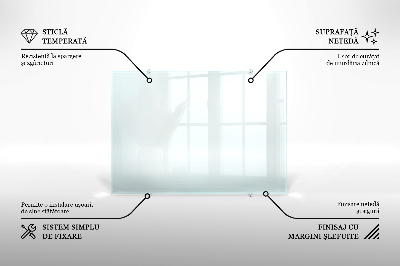 Crédence de cuisine en verre transparente