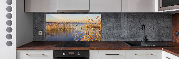 Panneaux muraux cuisine Roseau d'eau