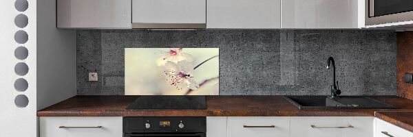 Panneaux muraux cuisine Fleur de cerisier
