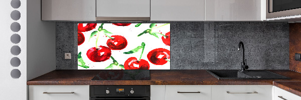 Panneau pour cuisine Cerises