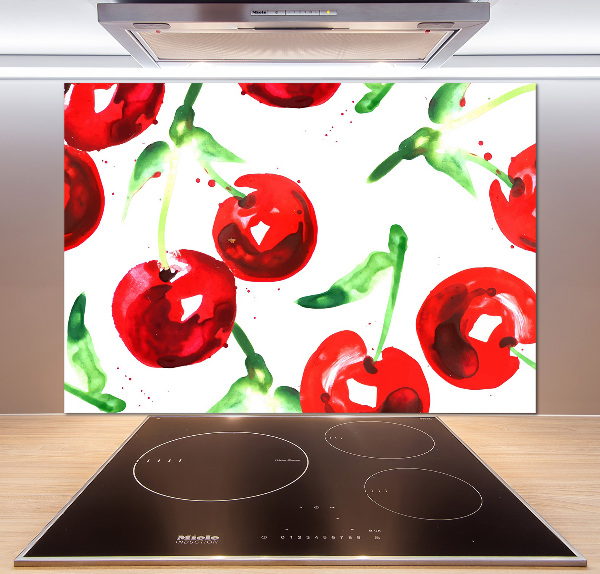 Panneau pour cuisine Cerises