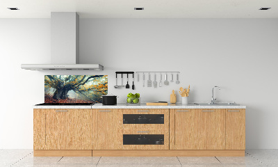 Verre pour crédence Vieil arbre