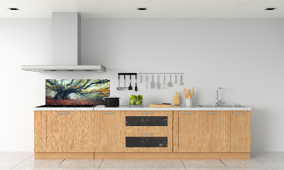 Verre pour crédence Vieil arbre