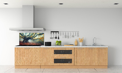 Verre pour crédence Vieil arbre