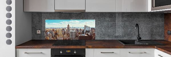 Crédence en verre Vol d'oiseaux à New York