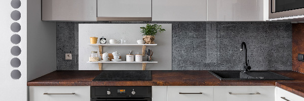 Panneau crédence cuisine Décorations sur une étagère