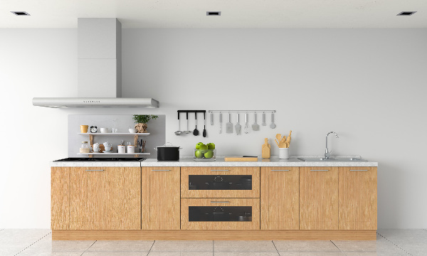 Panneau crédence cuisine Décorations sur une étagère