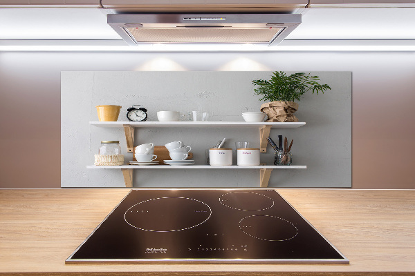 Panneau crédence cuisine Décorations sur une étagère