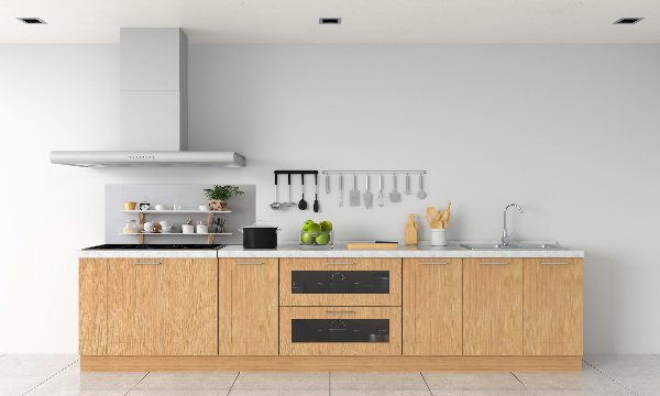 Panneau crédence cuisine Décorations sur une étagère