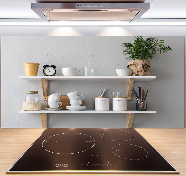 Panneau crédence cuisine Décorations sur une étagère