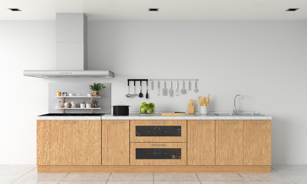 Panneau crédence cuisine Décorations sur une étagère