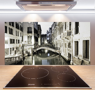 Crédence cuisine en verre trempé Venise Italie