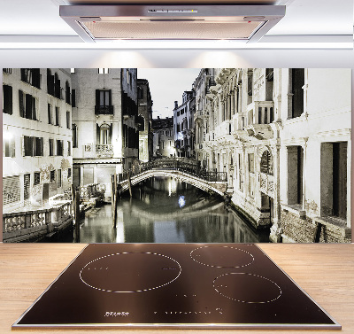 Crédence cuisine en verre trempé Venise Italie