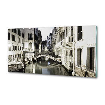 Crédence cuisine en verre trempé Venise Italie