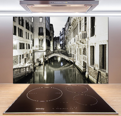 Crédence cuisine en verre trempé Venise Italie