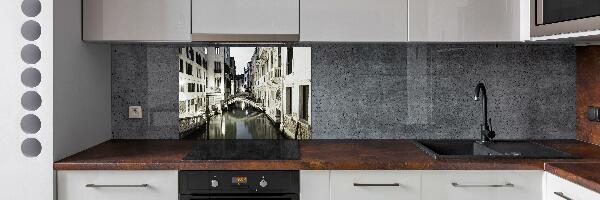 Crédence cuisine en verre trempé Venise Italie