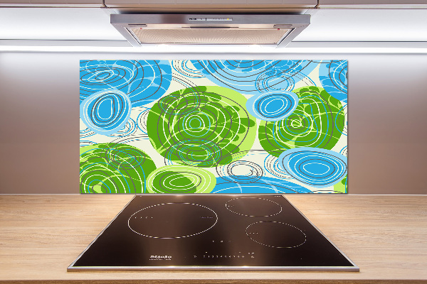 Verre pour crédence Abstraction