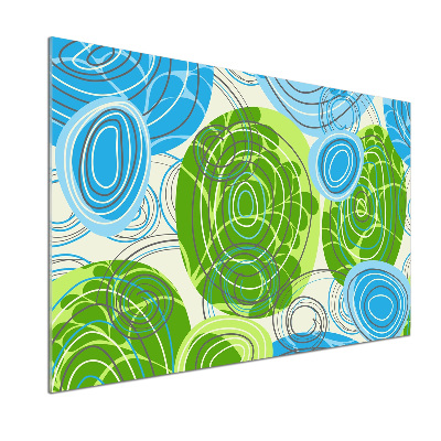 Verre pour crédence Abstraction